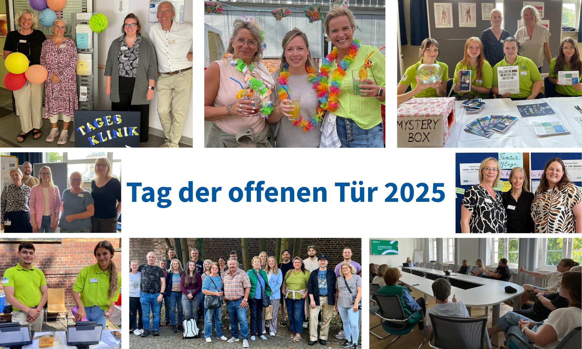Impressionen des Tags der offenen Tür mit verschiedenen Mitarbeitenden