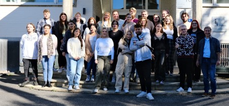 Absolventen der Pflegeschule